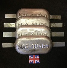 narrowboat anode 4 x 2.5 magnesium steel dutch barge hull cruiser canal weld on