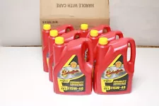 6 Pack 1 Gallon Schaeffer's Synshield SAE 15W-40 Diesel Engine Motor Oil