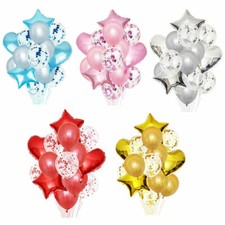 14pcs Balloons Christening Wedding Anniversary Birthday Party Decor Ballons UK