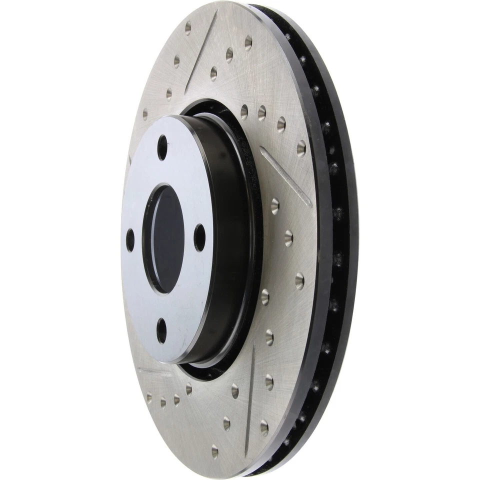 Rotor de freno de disco del lado del pasajero delantero Stoptech para Cougar, Contour (127.61056R) Foto 4 de 4