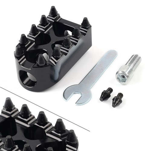 HCmotorku Motorrad Schalthebel Peg MX Style Shift Peg Anti-Rutsch Fußrasten Fit für Harley Touring FLHX Softail Dyna Sportster XL schwarz