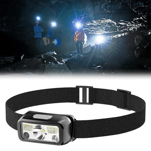 Super Bright LED Headlamp Rechargeable Headlight Flashlight Torch Motion Sensor
