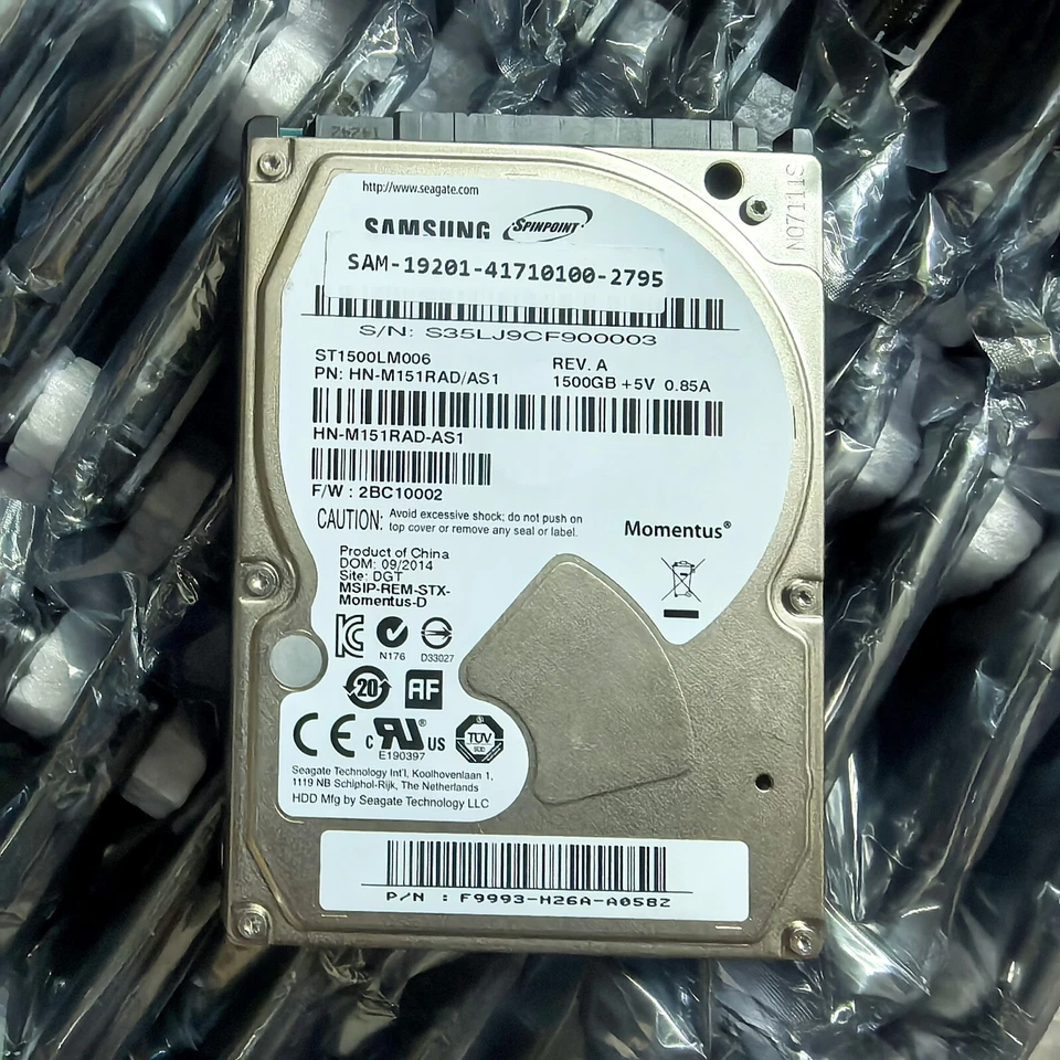 Samsung 1.5TB ST1500LM006 5400RPM SATA 2.5" Laptop HDD Hard Drive - Image 3 of 4