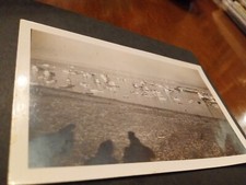 Vintage WW2 Era Photo Boats In Harbor