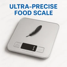 Digital Food Scale 11lb Stainless Steel Kitchen Weight Grams Oz LCD Tare Baking