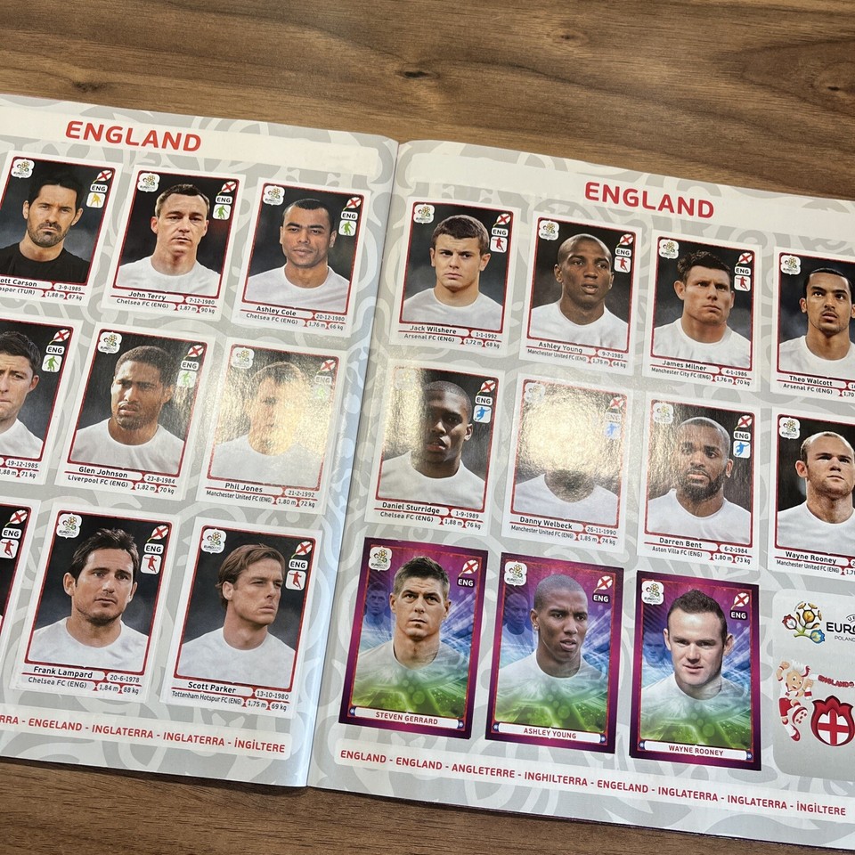 Panini UEFA Euro 2012 Poland Ukraine Complete Sticker Album eBay