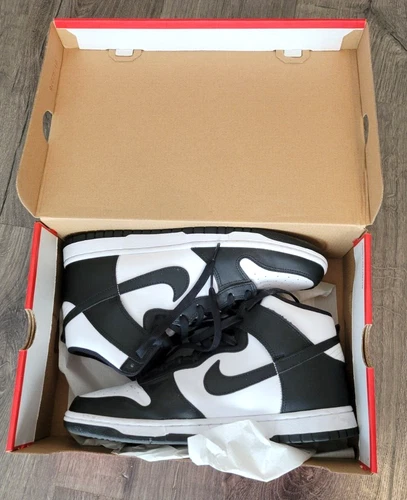Nike Dunk High Panda Black & White 2021 Size 11.5 Model DD1399-105 Hi Retro