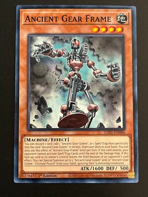 YUGIOH ANCIENT GEAR DECK- FUSION- FRAME- HOUND- BOX- DRAGON- WYVERN-  CATAPULT NM | eBay