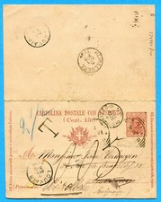 ENTIRE POSTCARD c.7 1/2 x BELGIUM, TAXED and RETURNED (286722)