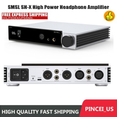 SMSL SH-X Fully Balanced High Power Headphone Amplifier 80pcs OPA Low Noise pe66