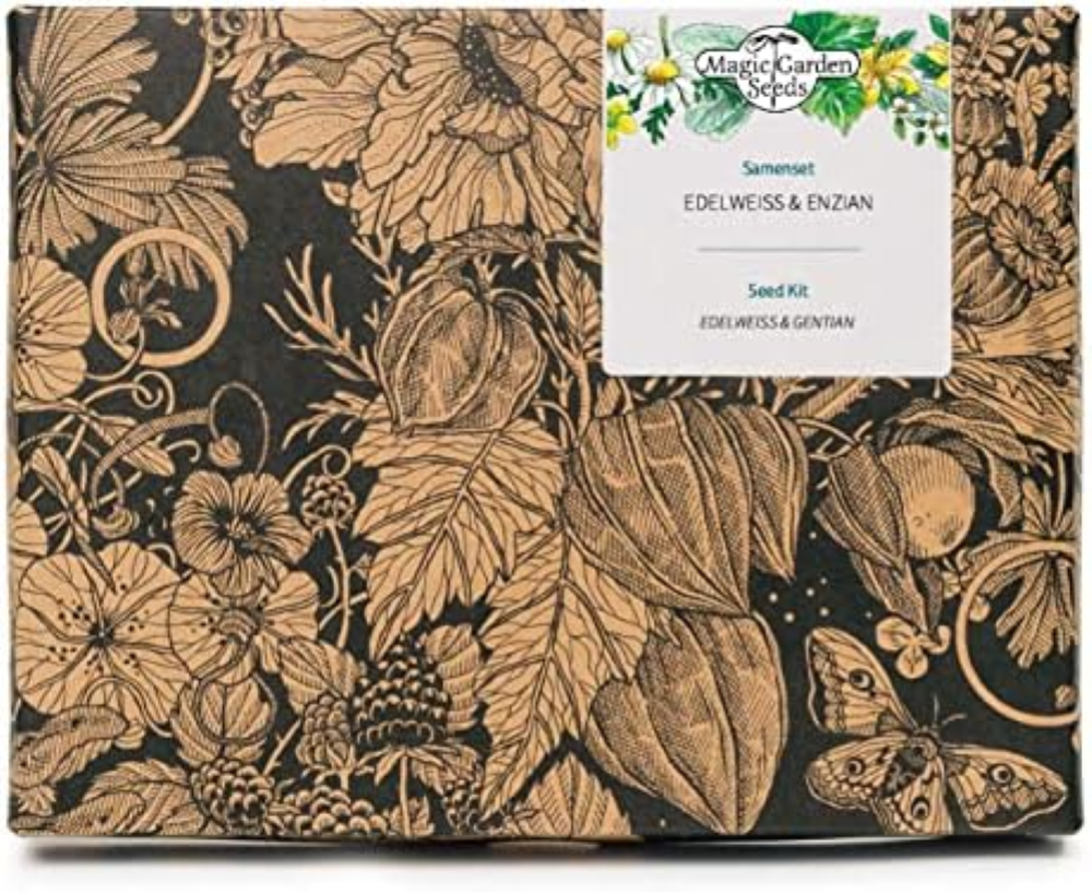 Stella alpina & genziana - Set regalo di semi con due famosi fiori alpini