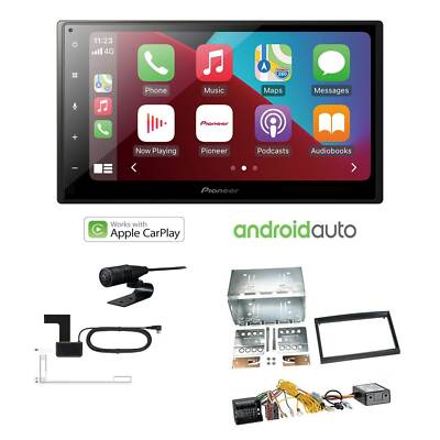 Pioneer Autoradio Apple CarPlay DAB für Citroen C3 2002-2009 schwarz mit Canbus