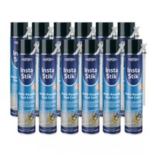 12x Insta Stik Multi-Purpose Adhesive - Hand Held DuPont Plasterboard Adhesive