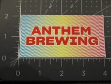 ANTHEM BREWING Oklahoma City Uroboros rainbow STICKER decal craft beer brewery D