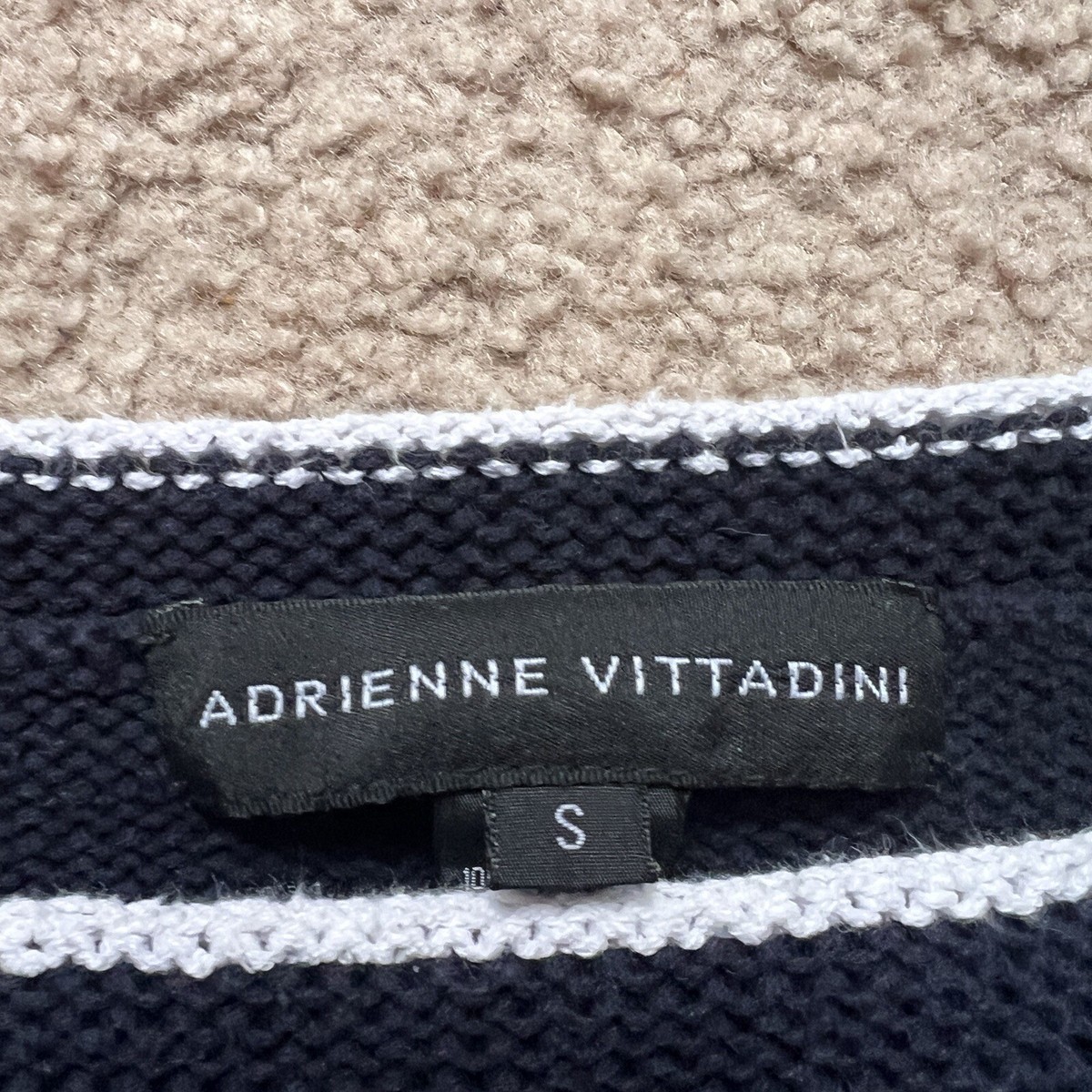 Pull Cardi Femme Taille M Adrienne Vittadini Sport - Bleu Marine - Bon état