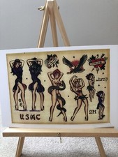 SAILOR JERRY SHEET 1st GENERATION RARE COPY NOT ORIGINAL