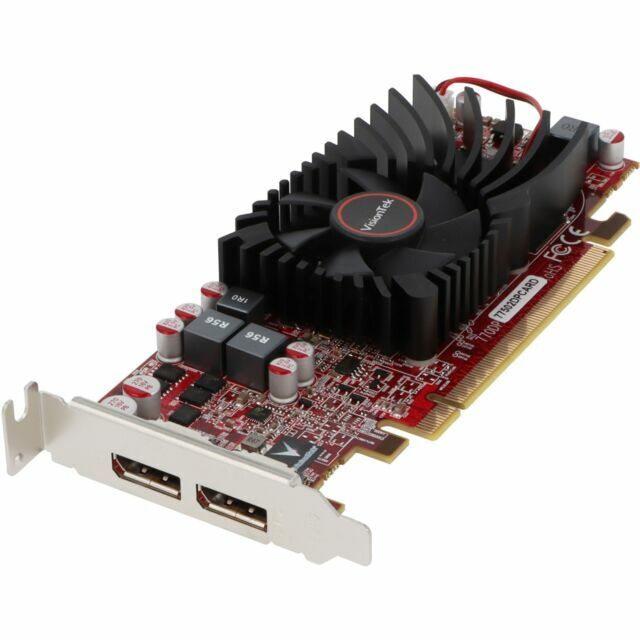 Geforce GT 730 2GB GDDR5 PCI-E x 8 with dual DP (half Bracket, for SFF  Computer only), supports 4K via DP Connection, compatible with both windows  and