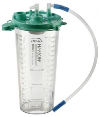 #ad Bemis 3000cc Hi Flow Suction Canister Kit w Lid Tube $28.95