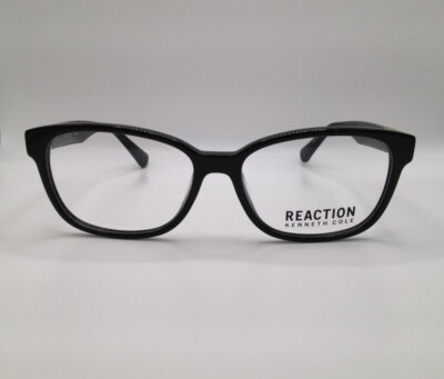 Kenneth Cole Reaction KC0942 001 Black Plastic Eyeglasses Frame 54-15-145 0942
