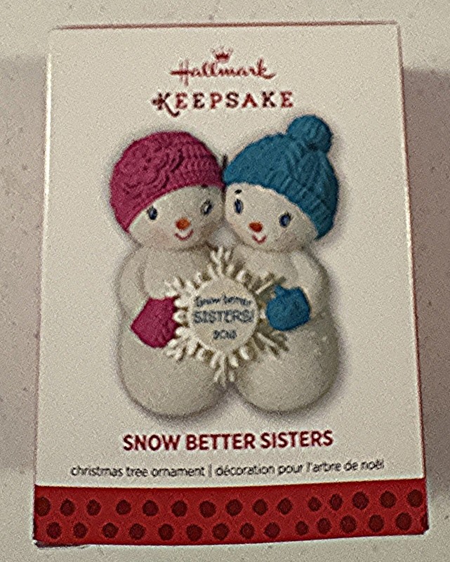 2013 Hallmark Keepsake Ornament - Snow Better Sisters (Snowflake) - NIB