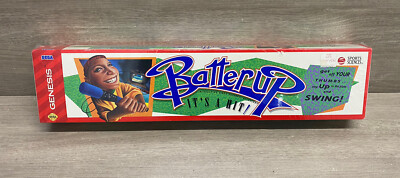 Batter Up Baseball Bat Controller Sega Genesis NOS Factory Sealed NEW Rare