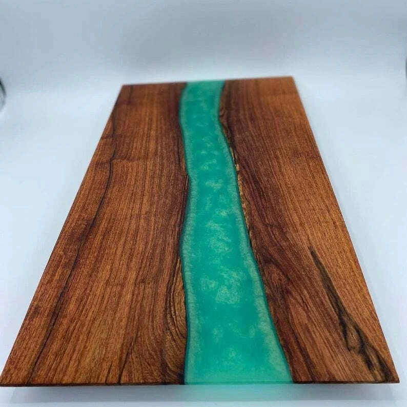 24" x 15" Center Table Top Epoxy Wood table, Custom Order, epoxy Resin table - Image 2 of 2