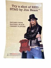 Kid Rock Vintage Rare 2009 Large Laminated Poster 12x19 Promo Piece Red Stag