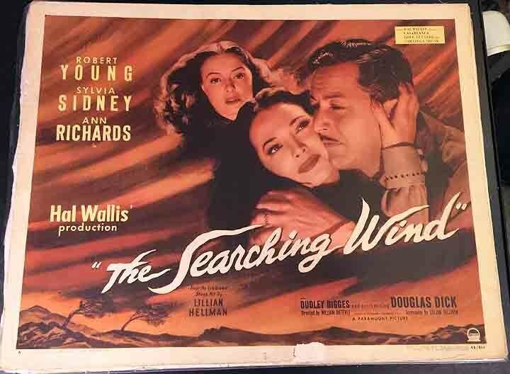 THE SEARCHING WIND '46 R.YOUNG S.SIDNEY 1 quality assurance RARE ORIGINAL FILM Popular 2-SHEET POSTER
