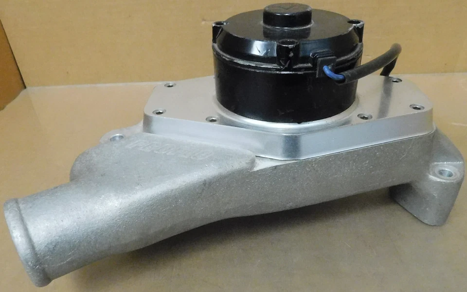 Summit 314454 BB Chevy Billet Electric Water Pump, Natural Finish, 60GPM - Image 2 of 4