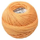 Lizbeth Egyptian Cotton Crochet Thread Size 3 Color 696 Medium Autumn Orange