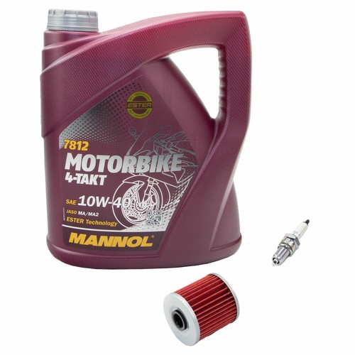 Paquet Inspection 4L Huile pour Kawasaki KLR 650 KL650 1987-04 Filtre à + - Photo 5/5