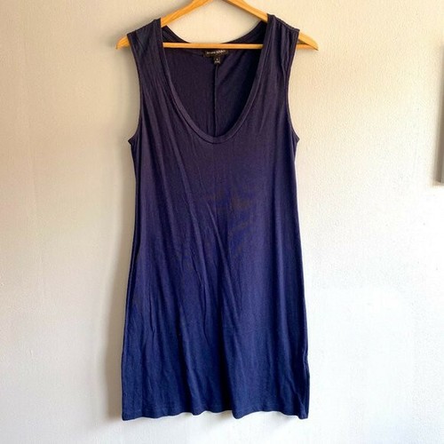 Navy Blue Jersey Knit Dress S | eBay