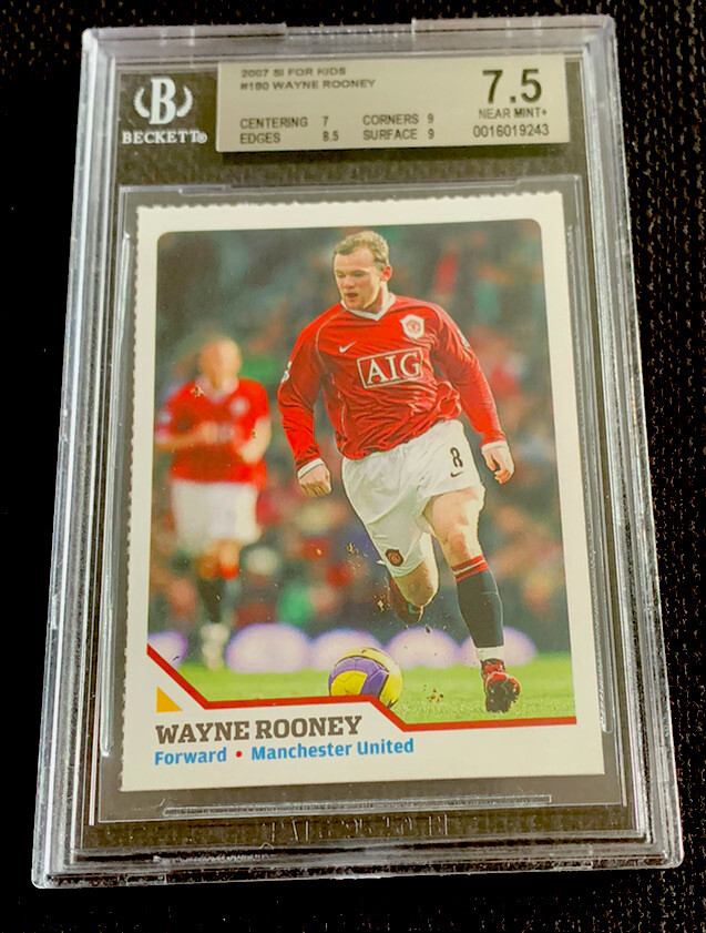 WAYNE ROONEY ROOKIE 2007 Sports Illustrated For Kids England RARE