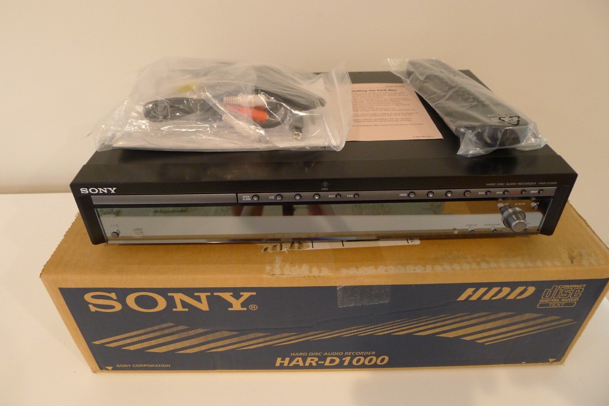 SONY HAR-D1000 ハードディスクオーディオレコーダー 望ましい SONY HAR-D1000 ハードディスクオーディオレコーダー 望ましい