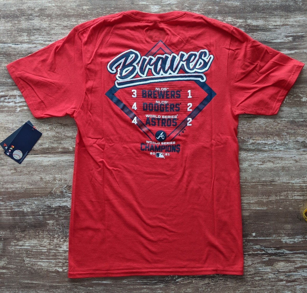 NEW Atlanta Braves 2021 World Series Champions Milestone T