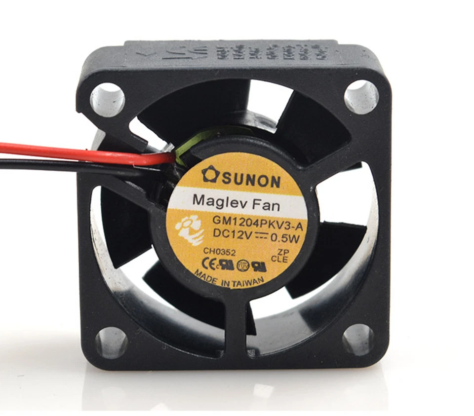 SUNON Cooling Fan 4CM 4020 12V 0.5W GM1204PKV3-A 2pin 40x40x20mm 1.6"x1.6"x0.8" - Image 2 of 4