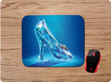 CINDERELLA GLASS SLIPPER CUSTOM MOUSE PAD MAT COMPUTER HOME OFFICE SCHOOL GIFT