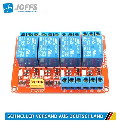 4-Kanal 24V Relais Modul mit Optokoppler (4Ch Relay Module High/Low Trigger) #2