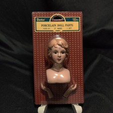 Darice Porcelain Doll Parts Head Hands 3" 1233-41 Craft Supplies