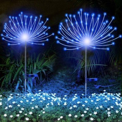 YOTOZU 2 PCS Solar Firework Light, Outdoor Solar Garden Decorative Lights 120...