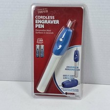 New Toolz Cordless Engraver Pen Engrave Metal Wood Glass