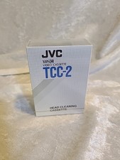 Sealed JVC TCC-2 VHS C Head Cleaning Cassette Tape Camcorder Compact Cassette