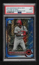 2022 Bowman Mega Box Blue Mojo Refractor /150 Elly De La Cruz PSA 9 MINT v9t