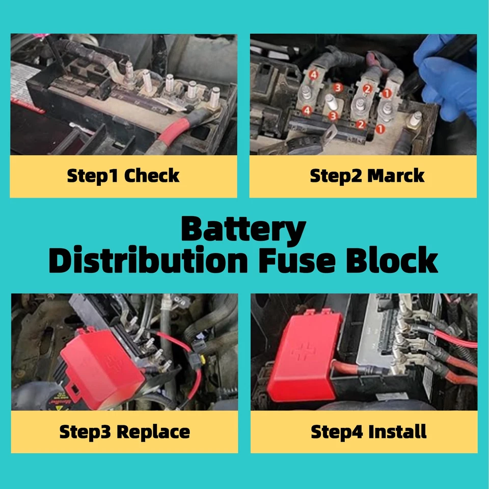 84354716 Bloque de fusibles de distribución de batería para Chevrolet Suburban Silverado GMC Foto 2 de 4