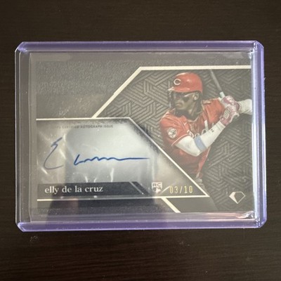 Elly De La Cruz 2024 Topps Diamond Icons Black Chrome Auto Rookie /10 ACC-DLC
