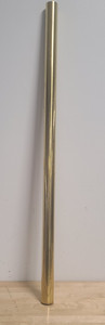 4 Ft. Polished Brass 2 In. Outside Diameter Tubing With 0.05 In. Thickness