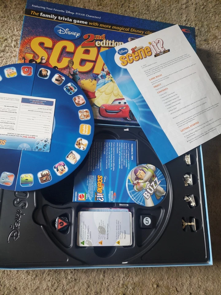 Mattel (45045) 2nd Edition Disney Scene It DVD Game - Image 2 of 2