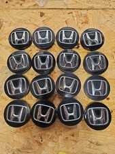 Honda Set Of 4 Black 69 Mm2.72in Wheel Center Caps - Fits Most Models
