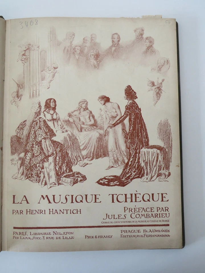 La Musique Tchèque Histoire et partitions chants nationaux - vers 1900 - Photo 3/4