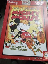 Walt Disney's Mickey Mouse Mickey's Nightmare 1000 Piece Puzzle Complete